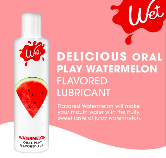Gel bôi trơn hương vị dưa hấu Wet Flavored Watermelon Mỹ 89ml